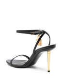 Tom Ford Vorhängeschloss-Sandalen mit Knöchelriemen