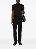 Tom Ford geborduurd logo T-shirt met ronde hals