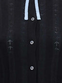 Cardigan Marni in maglia testurizzata con dettaglio fiocco