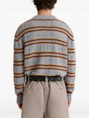 Marni Grey Cashmere Open Knit Sweater