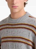 Marni Grey Cashmere Open Knit Sweater