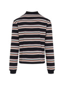 Marni Striped Long Sleeve Polo Shirt