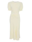 Victoria Beckham Bela Ruched Midi Dress