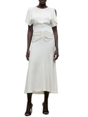 Victoria Beckham Bela Ruched Midi Dress