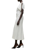 Victoria Beckham Bela Ruched Midi Dress