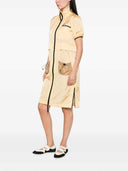 Marni Zip Front Dress With Drawstring Waist