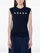 Marni Sleeveless Tank Top With Cut Outs
