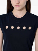 Marni Sleeveless Tank Top With Cut Outs