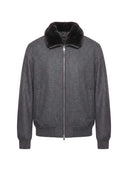 Blouson aviateur à col en fausse fourrure Montecore