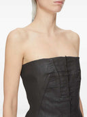 Rick Owens Drkshdw Bustier-Oberteil mit gewachstem Finish