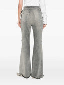 Rick Owens Drkshdw uitlopende jeans met franjes