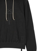 Rick Owens - Drkshdw - Sweat à capuche imprimé pentagramme