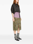 Blusa Dries Van Noten In Cupro Con Coulisse