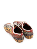 Dries Van Noten Leather Ballet Style Sneakers