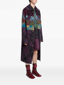 Dries Van Noten 패치워크 울 카디건