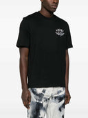 Amiri Arts District Baumwoll-T-Shirt mit Logo-Print