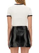 ロゴ付きのCourreges Tシャツ