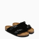 Birkenstock Slide Zürich Tech Black In Suede