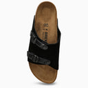 Birkenstock Slide Zürich Tech Black In Suede