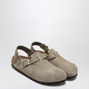 Birkenstock Taupe ante Tokio Slipper