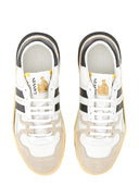 Zapatilla de cuero lanvin malla, gamuza y nappa