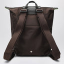 Longchamp Mocha Coloured M Le Pliage Green Backpack