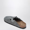 Birkenstock Slipper Boston geflochtene Farbe Basaltgrau