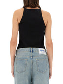 Moschino Jeans Tank Top With Logo