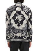 Versace Silk Baroque Sea Shirt