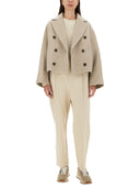 Brunello Cucinelli double laine tissée et caban en cachemire
