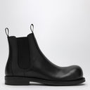 Martine Rose Black Leather Ankle Boot