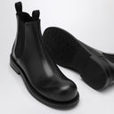 Martine Rose Black Leather Ankle Boot