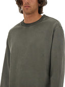 Msgm Washed Out Jersey Sweatshirt