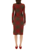 Burberry check uldblanding kjole