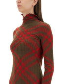 Burberry check uldblanding kjole
