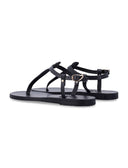 Scarpe basse dell'antica Grecia nere