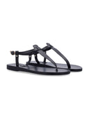 Scarpe basse dell'antica Grecia nere
