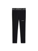Legging de bande de logo Bivreh Blanc White