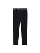 Legging de bande de logo Bivreh Blanc White