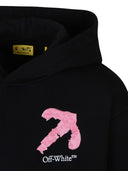 Off White Arrow Acrylic Hoodie Dress