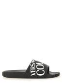 Versace Jeans Couture Slide Sandale avec logo