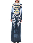 J/PROJECT -jurken blauw