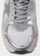 Golden Goose Lightstar Mesh And Nappa Upper Mesh Tongue And Heel Tpu Star