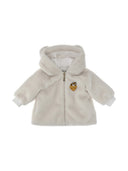 Veste à capuche à ours en peluche moschino