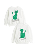 Mini Rodini Mini Rodini Cat Sp Sweatshirt Chapter 1