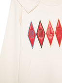 Golden Goose Journey Boy's Regular Hoodie Cotton Sweatshirt Patch Emboidered