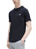 Fred Perry T Shirt With Logo Embroidery