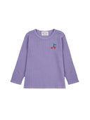 Bobo kiest Baby Cherry Long Sleeve strakke T -shirt