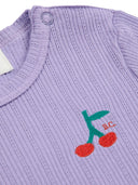 Bobo kiest Baby Cherry Long Sleeve strakke T -shirt