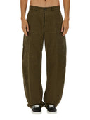 Dsquared podarte duże spodnie chino